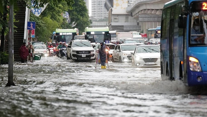 Hà Nội phê duyệt dự án Đầu tư xây dựng chống úng ngập cục bộ cho một số điểm thuộc khu vực nội đô. (Ảnh:IT).