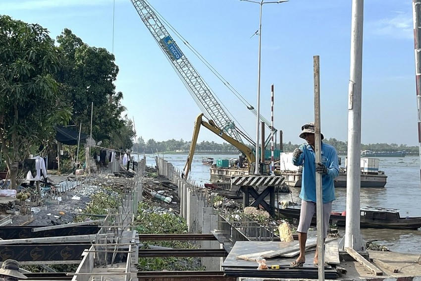 Công trình thực hiện trong 180 ngày do Công ty TNHH MTV Xây dựng Thuỷ lợi TICCO thi công