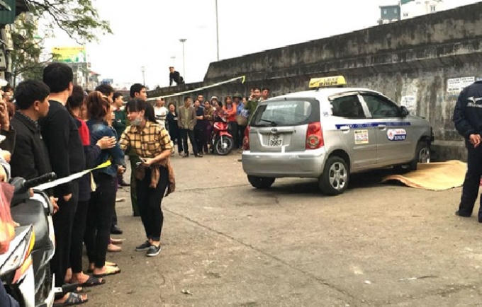 Hiện trường nơi xảy ra vụ tai nạn.