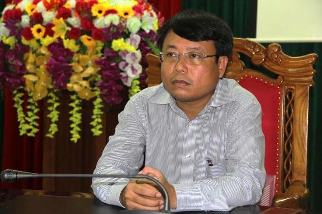 Ông Dương Tất Thắng - Phó chủ tịch UBND tỉnh Hà Tĩnh trong buổi làm việc với Phóng viên Pháp Luật Plus sáng nay.