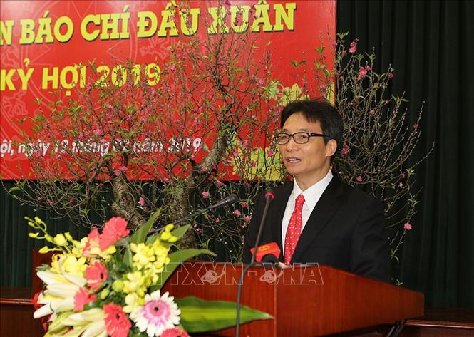 Phó Thủ tướng Vũ Đức Đam phát biểu. Ảnh: Dương Giang/TTXVN