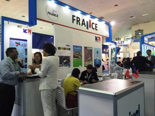Triển lãm thu hút nhiều hãng uy tín hàng đầu thế giới về lọc nước, cung cấp và xử lý nước.