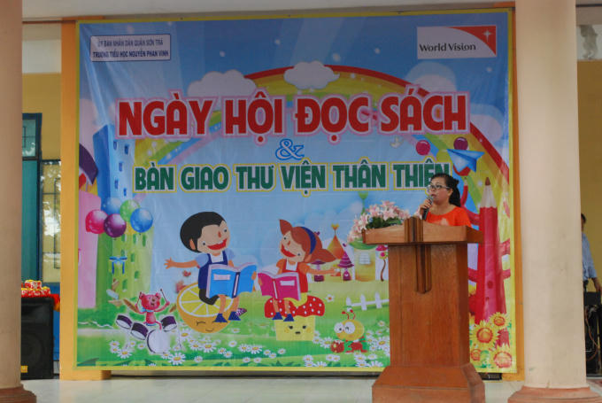 Ngày hội đọc sách khơi gợi văn hóa đọc cho trẻ em ngay từ bậc tiểu học.