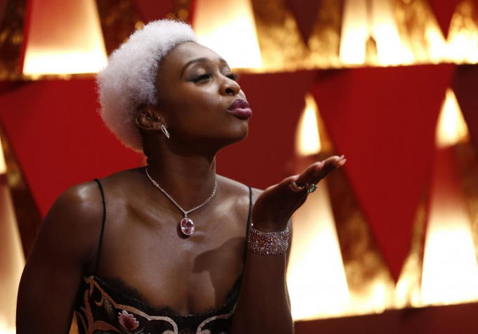 Nữ diễn viên Cynthia Erivo. (Ảnh: Reuters)