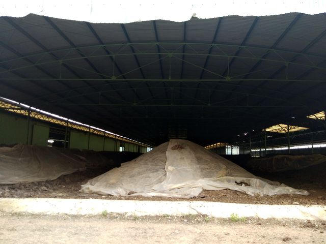 Thiếu vốn để duy trì hoạt động, nên các nhà chứa phân được bọc lót sơ sài, nguy cơ gây ô nhiễm rất cao.