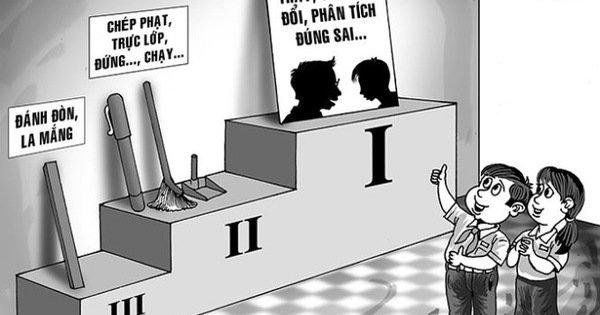 Thầy cô có thể la mắng, trách phạt học sinh, nhưng đằng sau đó phải cho các em thấy được tình yêu thương vô bờ bến của mình! Ảnh minh hoạ: Tuổi trẻ