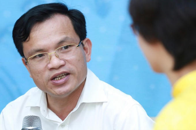 PGS-TS Mai Văn Trinh chia sẻ quan điểm về những vụ việc tiêu cực thi cử xảy ra thời gian qua. Ảnh: Hải Nguyễn