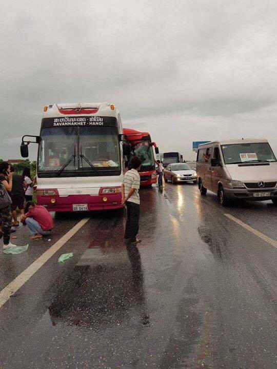 Hiện trường vụ tai nạn.