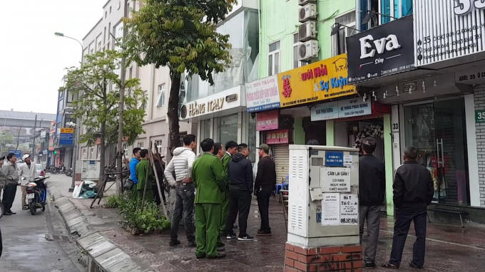 Nhiều lực lượng chức năng có mặt tại hiện trường để xử lý vụ việc.