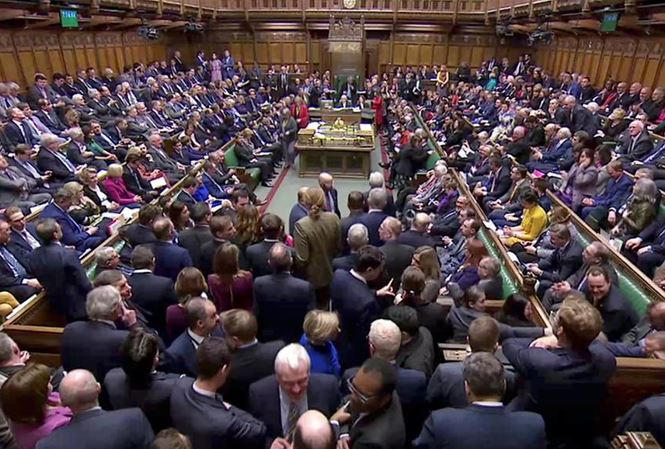 Các nghị sỹ Anh bỏ phiếu tại Hạ viện bác bỏ việc Brexit không thỏa thuận.