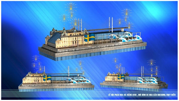 Đội Thụy Điển là Cầu Oresund(tiếng Đan Mạch: Øresundsbroen; tiếng Thụy Điển: Öresundsbron) là một trong ba khâu nối giao thông cố định từ đảo Amager (Đan Mạch) qua Eo biển Oresund tới Malmö (nam Thụy Điển).  Hai khâu kia là đảo nhân tạo Peberholm và 4 đường hầm từ Amager (Đan Mạch) tới đảo nhân tạo này. Cùng với cầu Lillebælt và cầu Storebælt, cầu Oresund đã nối giao thông cố định giữa vùng tây lục địa châu Âu với vùng bắc bán đảo Scandinavia, cuối cùng nối liền mọi phần đất của Liên minh châu Âu, ngoại trừ Ireland, Malta và Kypros cùng các đảo nằm ngoài lục địa.  Cung điện Stockholmhay Cung điện Hoàng gia (tiếng Thụy Điển: Stockholm Slott hoặc Kungliga slottet) là nơi ở chính thức và cung điện hoàng gia chính của quốc vương Thụy Điển Cung điện Stockholm nằm trên Stadsholmen, trong Gamla stan tại thủ đô Stockholm. Nó nằm kề tòa nhà Riksdag.
