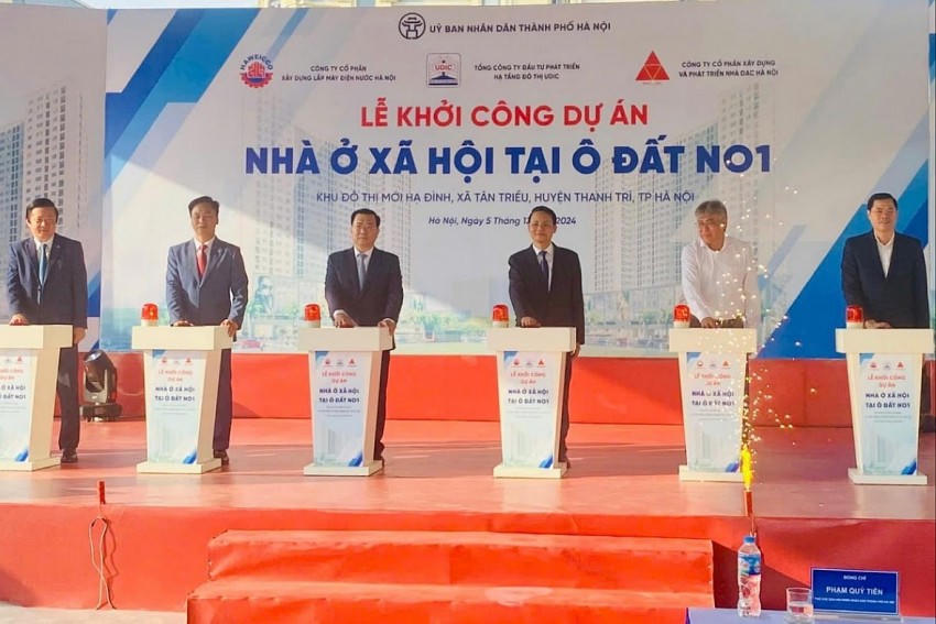 Dự án Nhà ở xã hội Hạ Đình được công bố giá bán tạm tính là 25 triệu đồng/m2