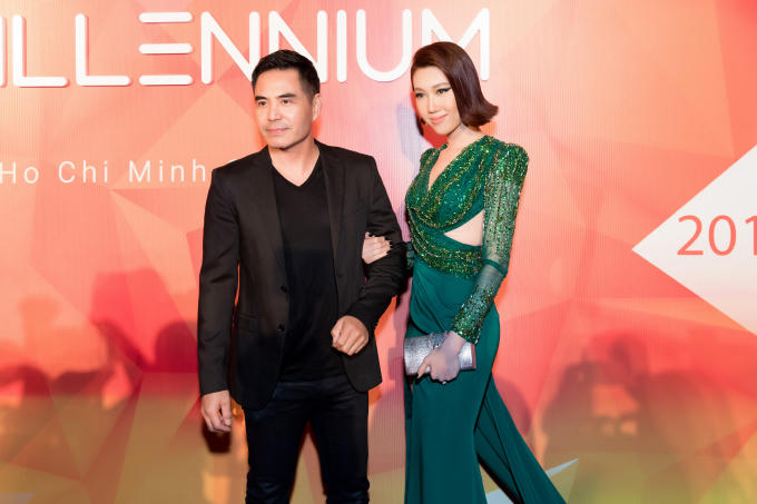 Thuý Ngân sánh đôi cùng diễn viên Trung Dũng. Họ từng hợp tác trong bộ phim '"Gạo nếp gạo tẻ" gây "sóng gió" vào giữa năm 2018.