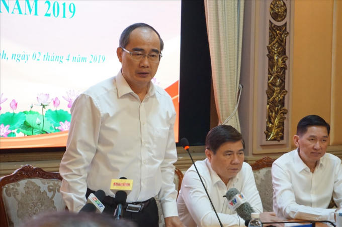 Bí thư Thành ủy TPHCM Nguyễn Thiện Nhân.