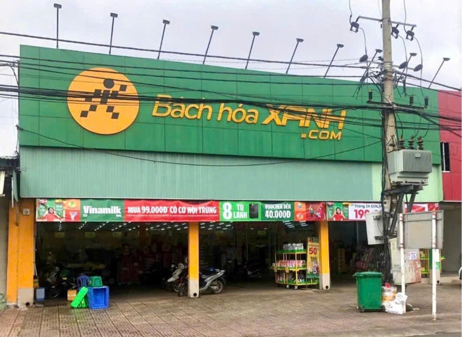 Cửa hàng Bách hóa xanh trên địa bàn đã thu hồi sản phẩm giá đỗ. Ảnh: AG