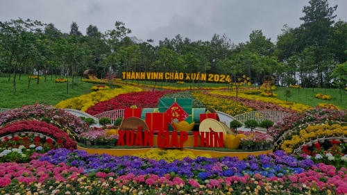 Độc đáo vườn hoa nghệ thuật.