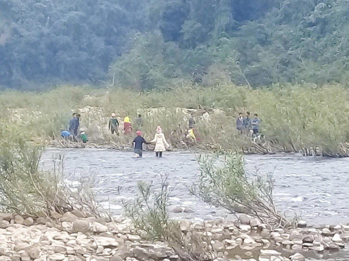 Khu vực phát hiện thi thể cháu H.
