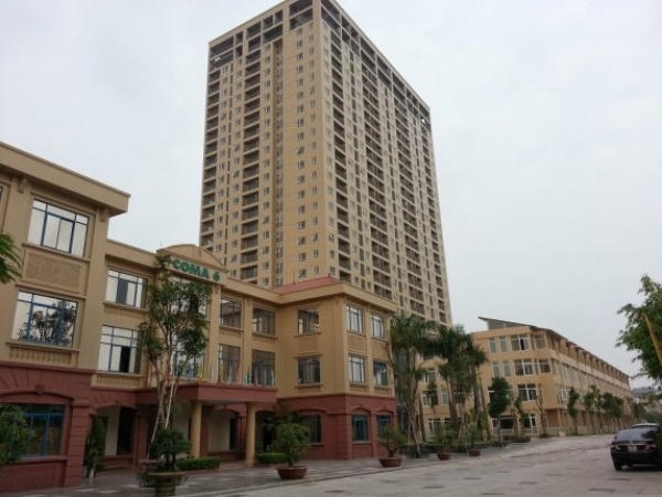 ​ Một góc Dự án Tổ hợp dịch vụ công cộng, văn phòng và nhà ở tại phường Tây Mỗ. Ảnh: Báo Thanh Tra
