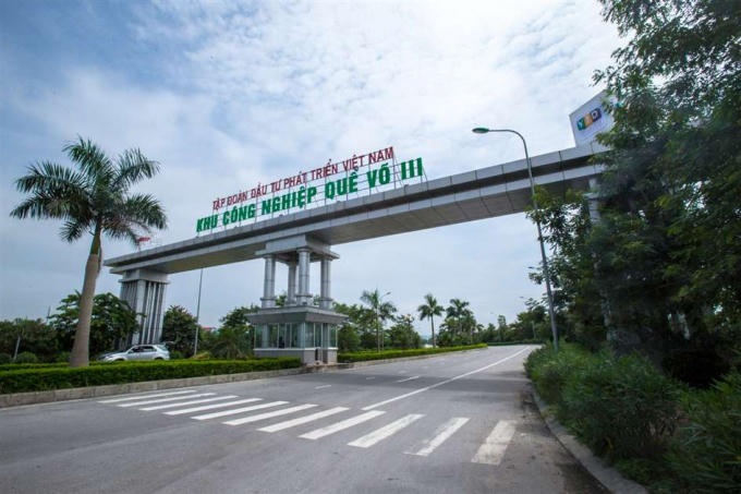 Khu công nghiệp Quế Võ III. (Ảnh: Doanhnghiephoinhap.vn)