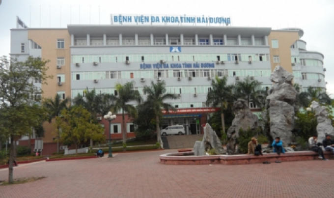 Bệnh viện Đa khoa tỉnh Hải Dương, nởi xảy ra sự việc.