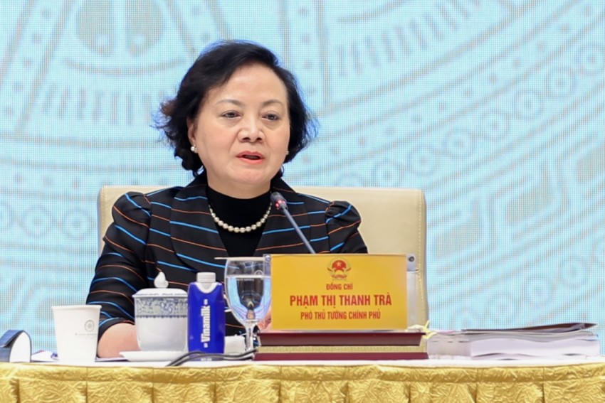 Phó Thủ tướng Phạm Thị Thanh Trà phát biểu tại hội nghị.