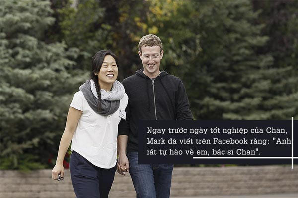 Mark Zuckerber luôn tự hào về người vợ của mình. Ảnh: internet