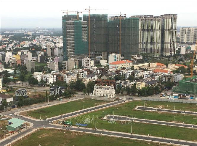 Nguồn vốn FDI vào lĩnh vực bất động sản luôn đứng ở vị trí cao. Ảnh: Thanh Vũ/TTXVN