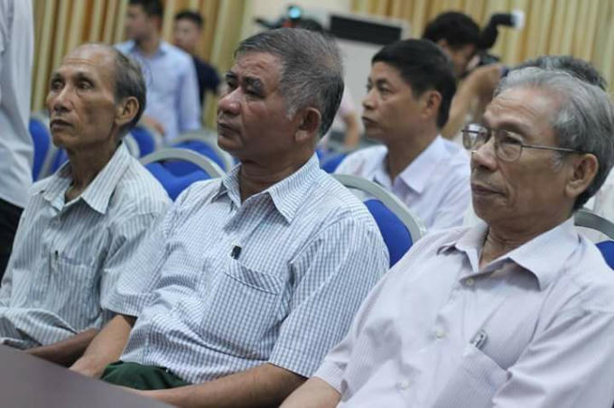 Đại diện người dân Đồng Tâm.