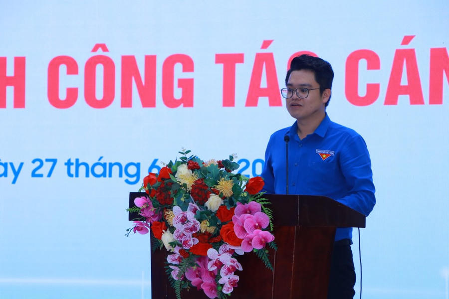 Ông Nguyễn Minh Sơn, Tân Phó Bí thư Tỉnh đoàn Bình Dương khóa XI, nhiệm kỳ 2022 – 2027.