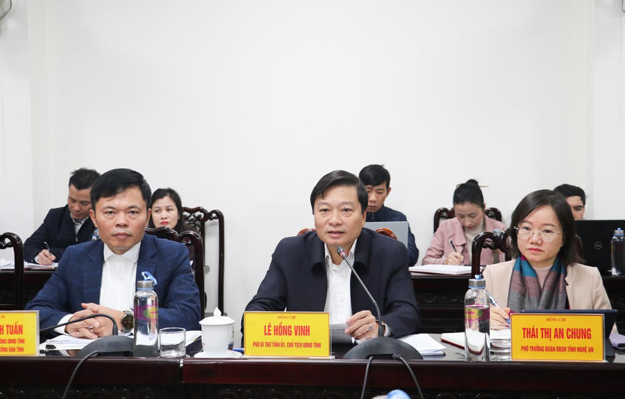 Chủ tịch UBND tỉnh Nghệ An Lê Hồng Vinh.