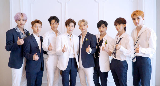Nhóm nhạc Hàn Quốc nổi tiếng EXO cũng tham dự Asia Song Festival năm nay.