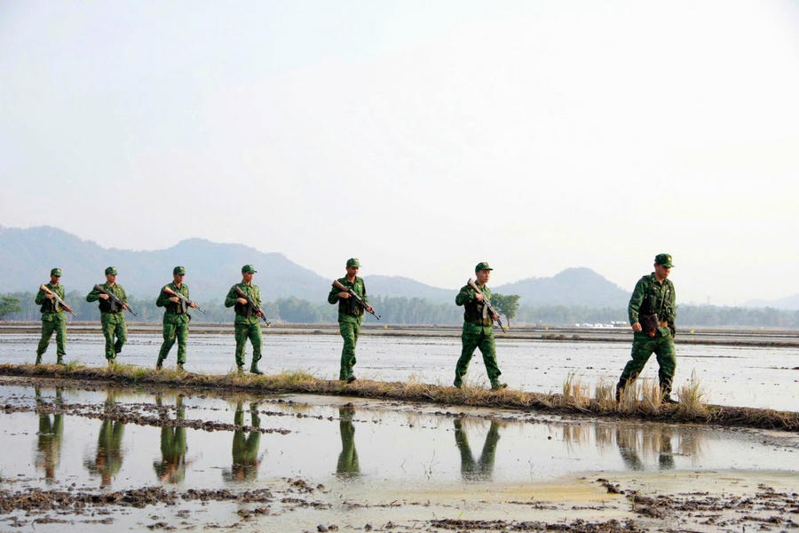 Cán bộ, chiến sĩ Bộ đội Biên phòng ngày đêm bảo vệ biên giới