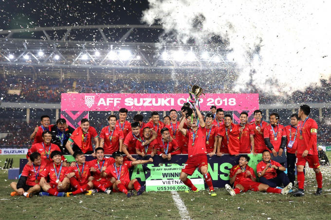 Đội tuyển Việt Nam vô địch AFF cup 2018.