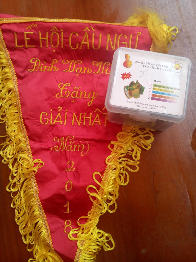 Phần thưởng cho gia đình đạt giải nhất.