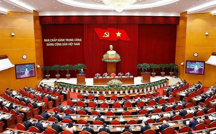 Toàn cảnh Hội nghị Ban Chấp hành Trung ương Đảng khóa XIII.
