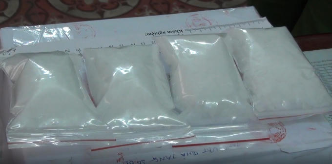 Tang vật cơ quan công an thu giữ.