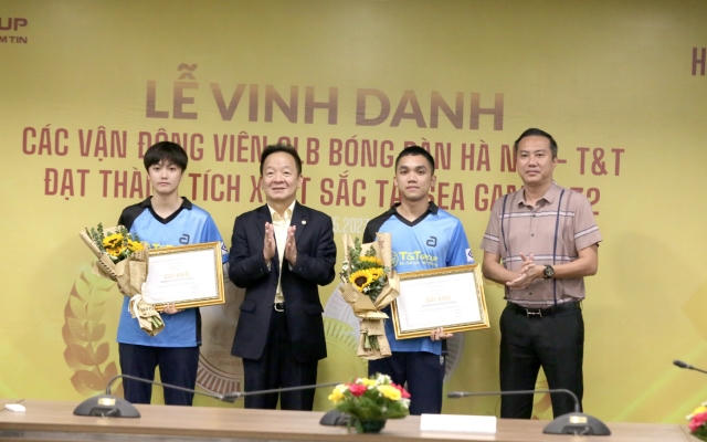 Tập đoàn T&T Group thưởng hơn 1 tỷ đồng cho kỳ tích bóng bàn Việt Nam tại SEA Games 32