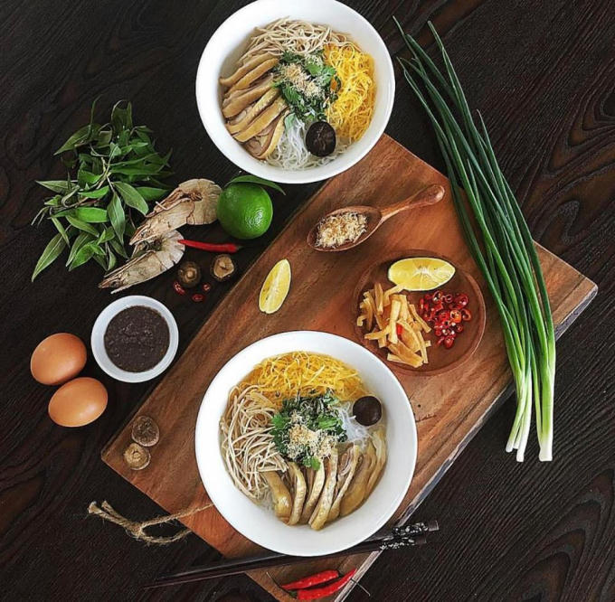 Bún thang bà Ẩm đang được khôi phục lại bởi các thế hệ con cháu. Ảnh: Nhật Anh.