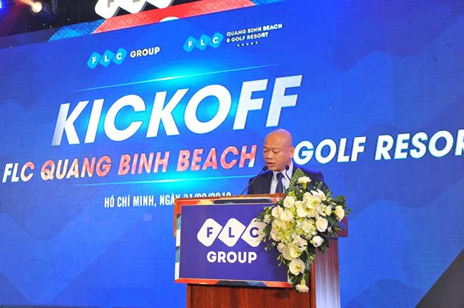 Ông Đào Nam Phong - Phó Tổng Giám đốc Tập đoàn FLC phát biểu