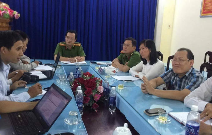Tham dự họp báo có đại diện UBND quận Thủ Đức, Trường Tiểu học Lương Thế Vinh và Phòng Giáo dục quận Thủ Đức.