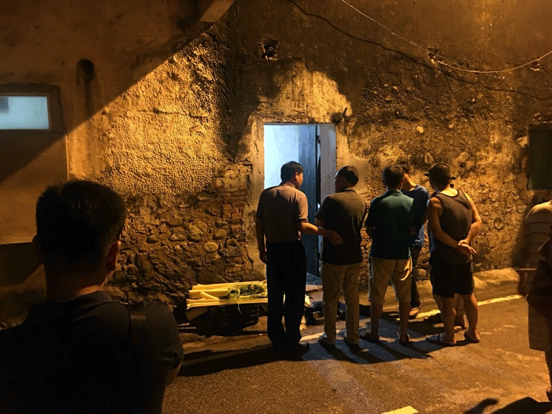 Hiện trường vụ án.