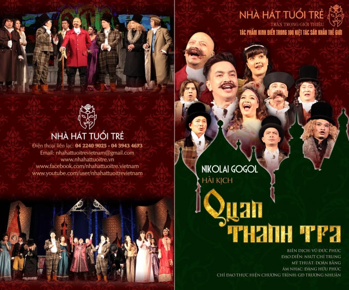 Vở kịch kinh điển "Quan thanh tra" sẽ được dàn dựng sáng tạo dưới góc nhìn hài hước của đạo diễn Chí Trung
