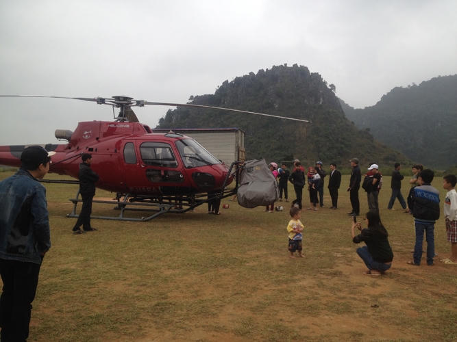 Mọi công tác đang được tiến hành.