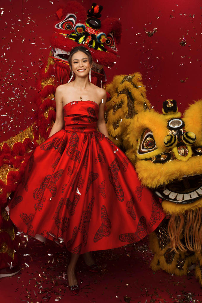 Bộ ảnh ch&uacute;c xu&acirc;n 2018 của d&agrave;n Hoa hậu Ho&agrave;n vũ