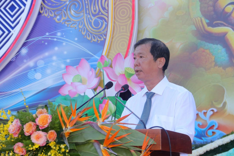 Ông Lê Trung Kiên – Giám đốc Sở Dân tộc và Tôn giáo TP Cần Thơ phát biểu