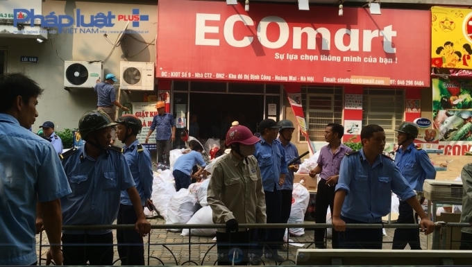 Công ty Huds tự cho mình quyền cưỡng chế các ki ốt mà không có quyết định của cơ quan có thẩm quyền.