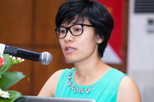 Bà Thái Quỳnh Hoa, Trưởng phòng tiêu chuẩn sản phẩm tiêu dùng, Viện Tiêu chuẩn Chất lượng Việt Nam.