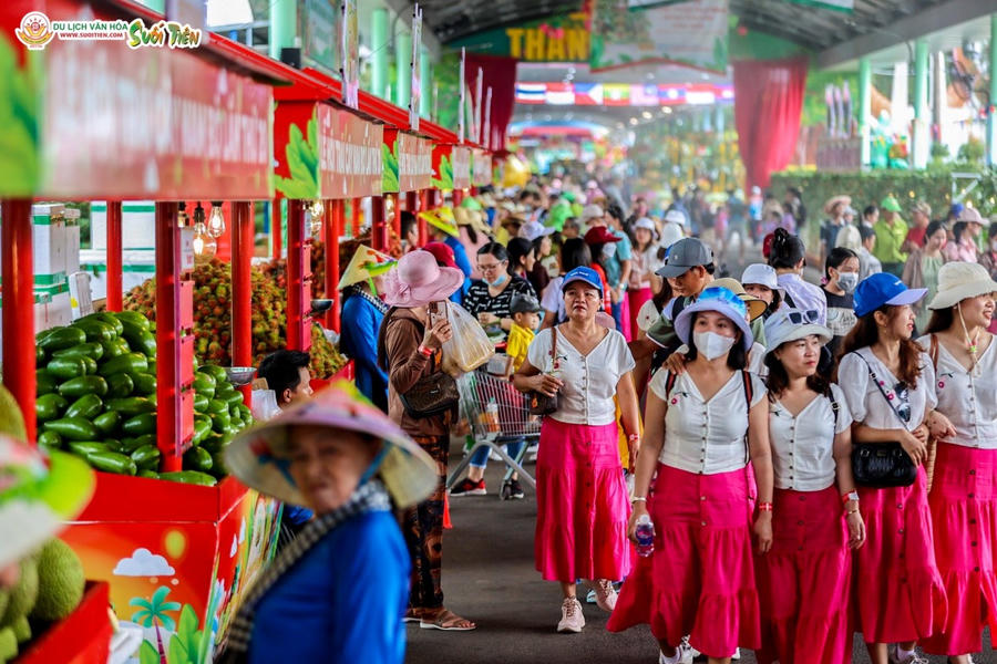Lễ hội Trái cây Nam Bộ lần thứ 21 diễn ra trong suốt 3 tháng hè.