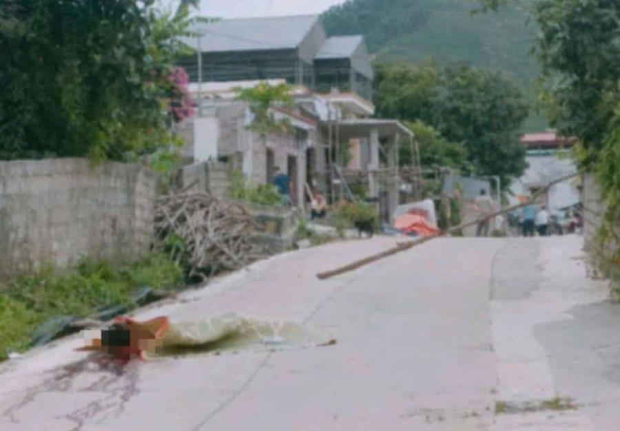 Hiện trường vụ việc.