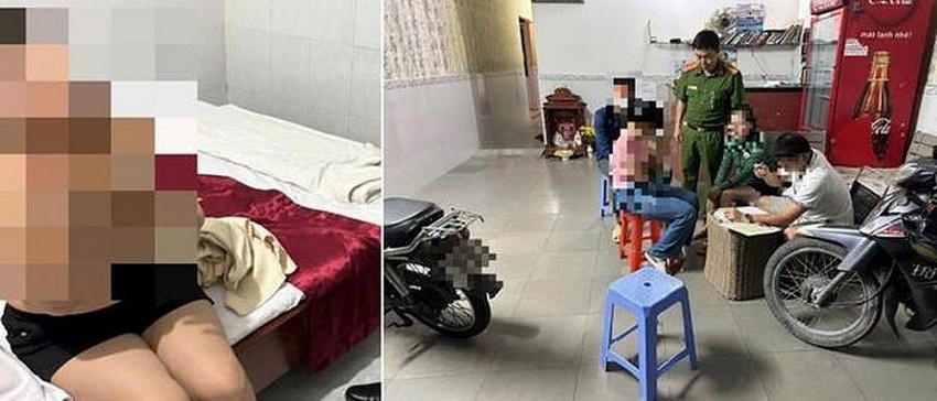 Công an phường Trảng Dài, TP Biên Hòa kiểm tra đột xuất một nhà nghỉ thuộc KP3.